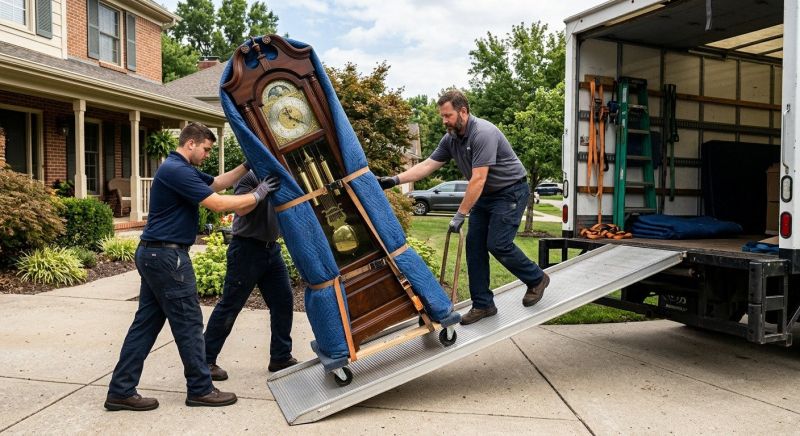 Grandfather Clock Moving in Fort Mill, SC